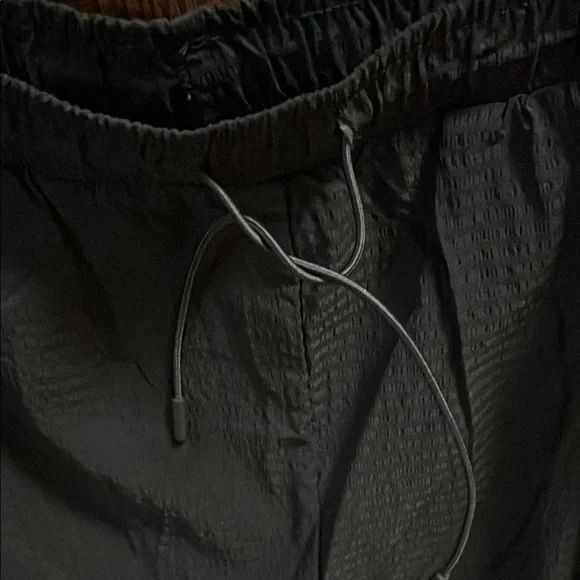 Avia Black Athletic Shorts with White Trim - Picture 5 of 7